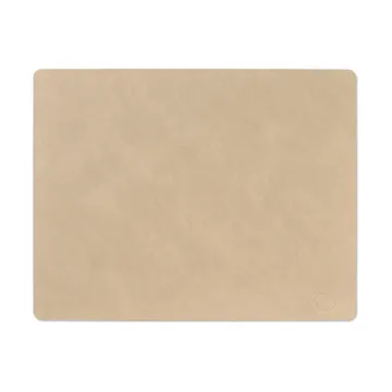 Square Nupo dækkeserviet 35x45 cm - sand, 45x35 cm - LIND DNA