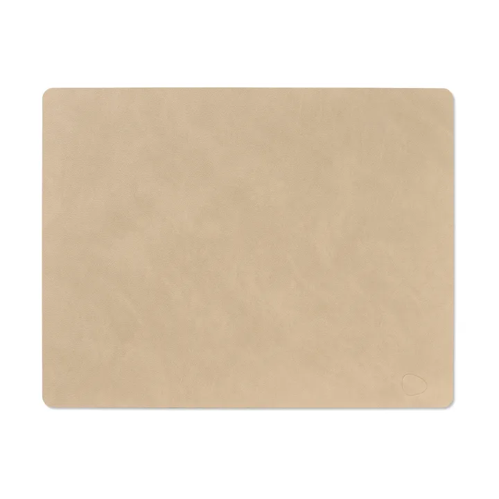 Square Nupo dækkeserviet 35x45 cm - sand, 45x35 cm - LIND DNA