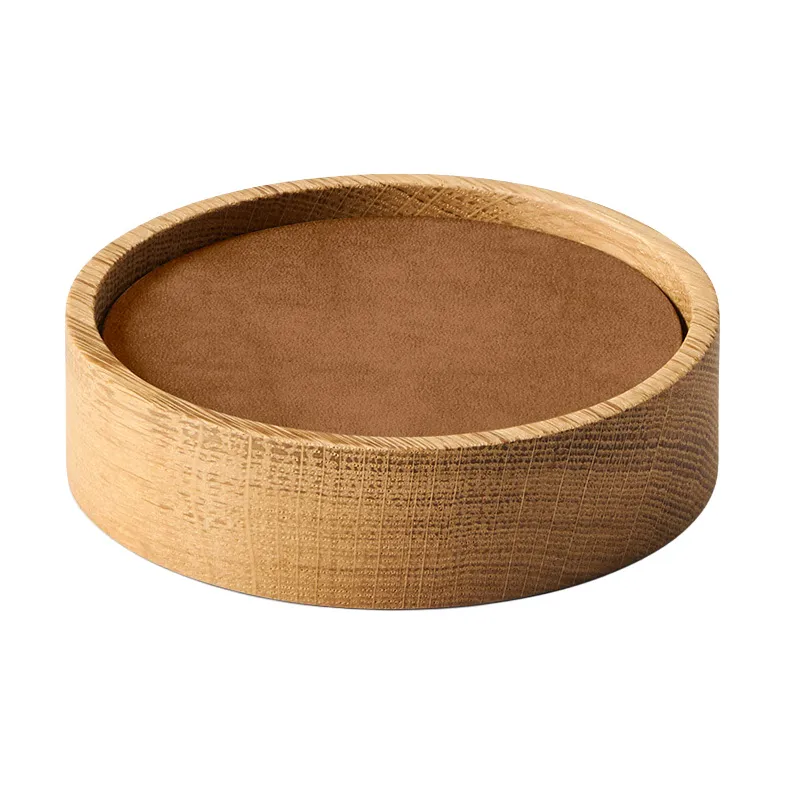 Wood Box glasbrikker sæt, Nature-oak, circel, S, Nupo nature, 9 dele LIND DNA
