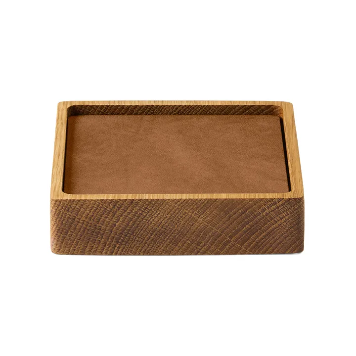 Wood Box glasbrikker sæt - Nature-oak, square, S, Nupo nature, 9 dele - LIND DNA