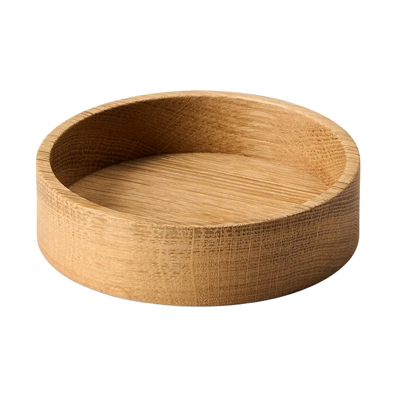 Wood Box opbevaring til glasbrikker, Nature-oak, circle, S LIND DNA