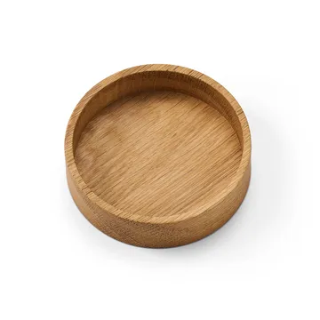Wood Box opbevaring til glasbrikker - Nature-oak, circle, S - LIND DNA