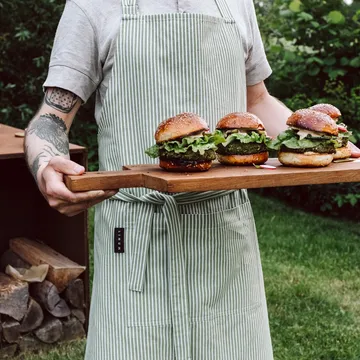 Emma forklæde - Mosgrøn - Linum