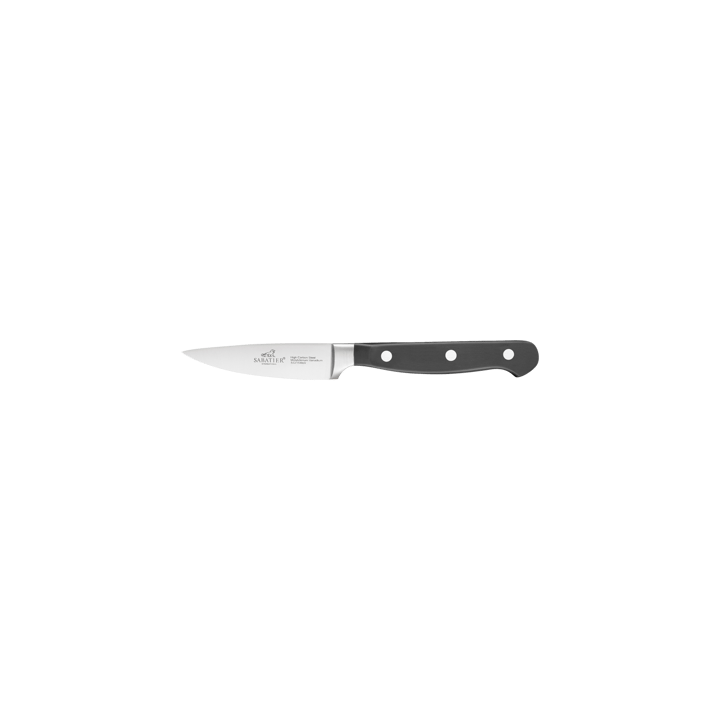 Pluton urtekniv 10 cm - Stål-sort - Lion Sabatier