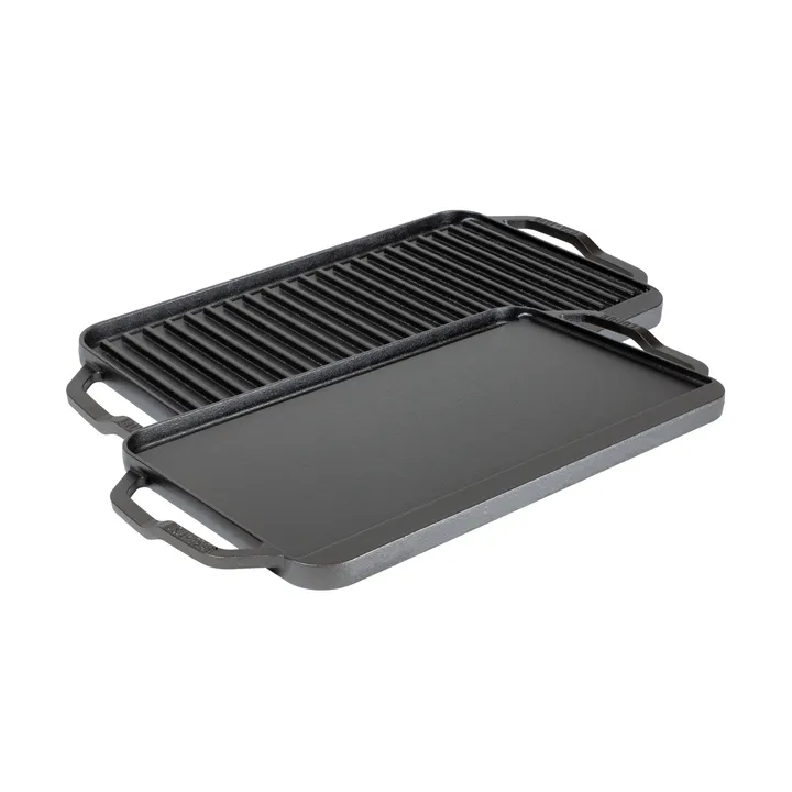 Chef collection vendbar stege- og grillplade - 50x25 cm - Lodge