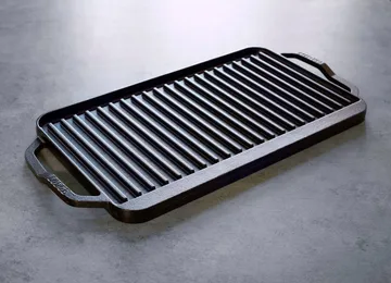 Chef collection vendbar stege- og grillplade - 50x25 cm - Lodge