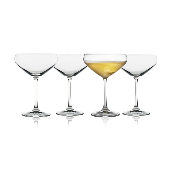 Juvel champagneglas coupe 34 cl 4-pak, Krystal Lyngby Glas