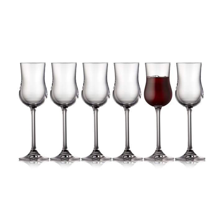 Juvel portvinsglas 9 cl 6-pak - Krystal - Lyngby Glas