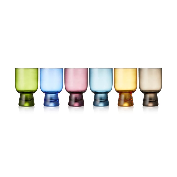 Lyngby Glas tumbler glas 30 cl 6-pak, Mix Lyngby Glas