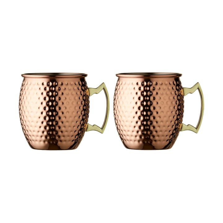 Moscow mule krus 55 cl 2-pak, Kobber Lyngby Glas