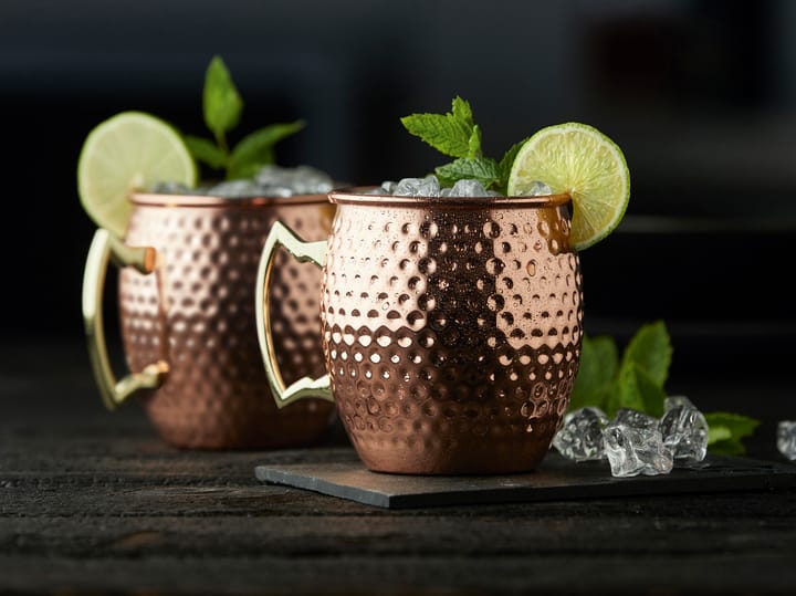 Moscow mule krus 55 cl 2-pak, Kobber Lyngby Glas