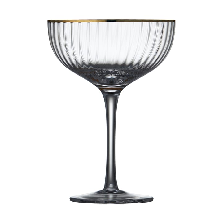 Palermo Gold cocktailglas 31,5 cl 4-pak, Klar/Guld Lyngby Glas
