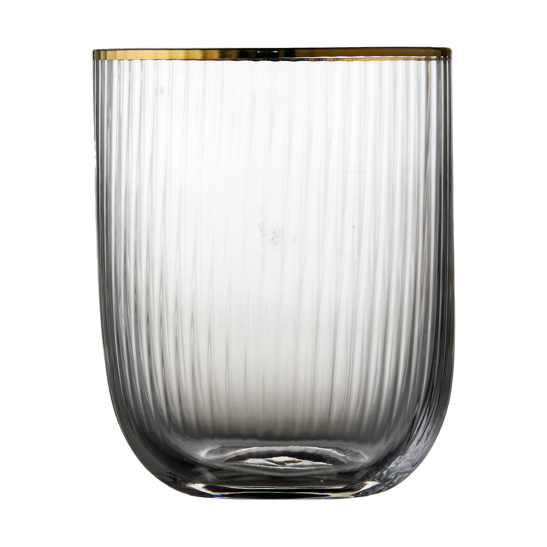 Palermo Gold tumblerglas 35 cl 4-pak, Klar/Guld Lyngby Glas