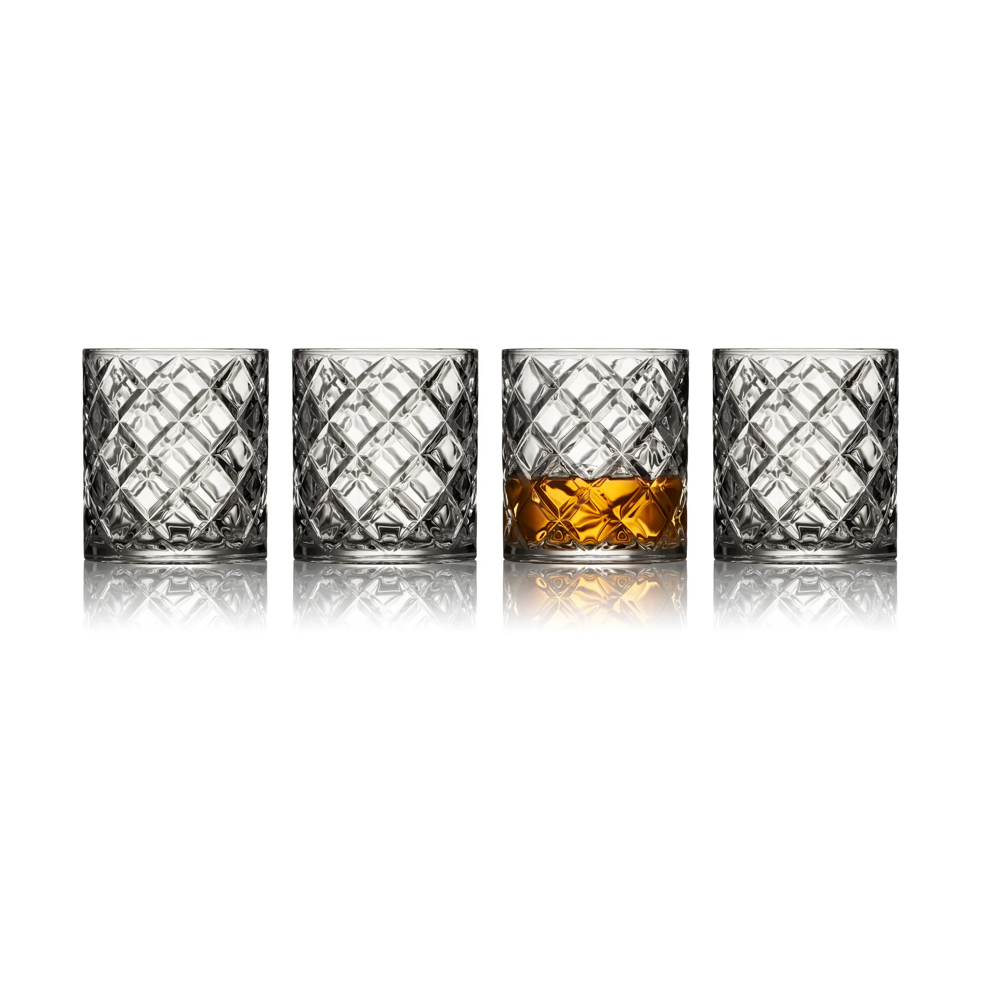 Sevilla whiskeyglas 30 cl 4-pak, Clear Lyngby Glas