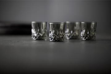 Sorrento shotglas 4 cl 4-pak - Smoke - Lyngby Glas