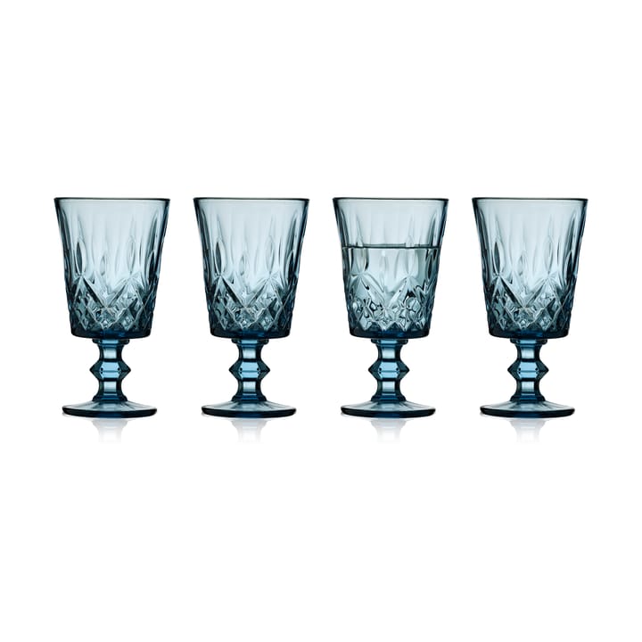 Sorrento vinglas 29 cl 4-pak - Blå - Lyngby Glas