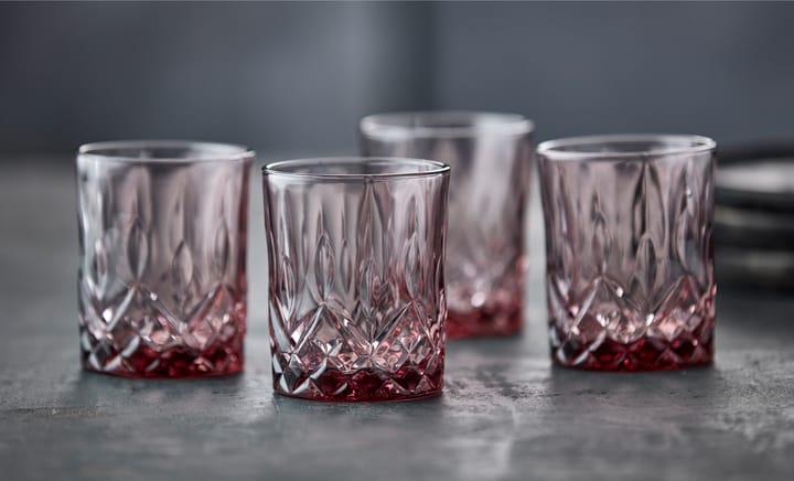 Sorrento whiskyglas 32 cl 4-pak, Pink Lyngby Glas