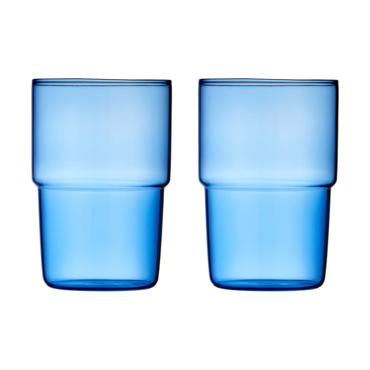 Torino glas 40 cl 2-pak, Blue Lyngby Glas