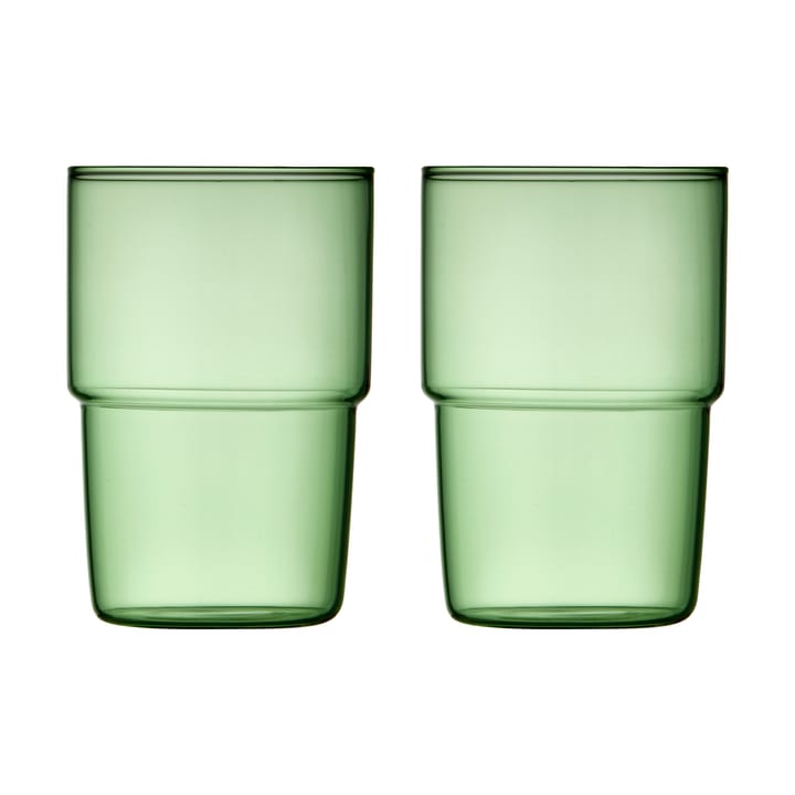 Torino glas 40 cl 2-pak, Green Lyngby Glas