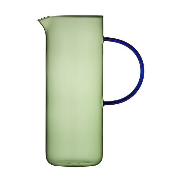 Torino glaskande 1,1 l, Green-blue Lyngby Glas