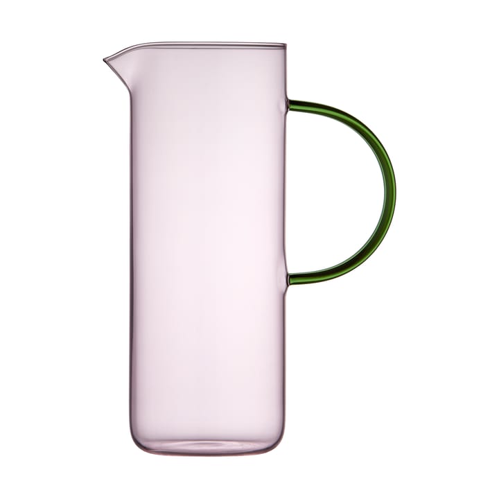 Torino glaskande 1,1 l - Pink-green - Lyngby Glas