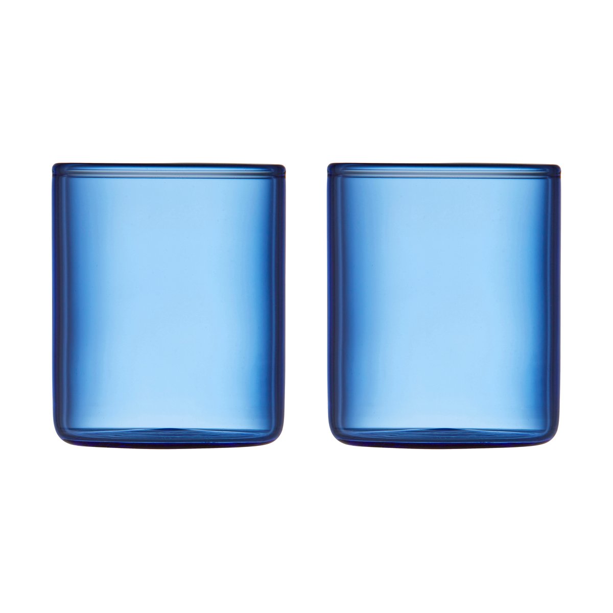 Lyngby Glas Torino shotglas 6 cl 2-pak Blue