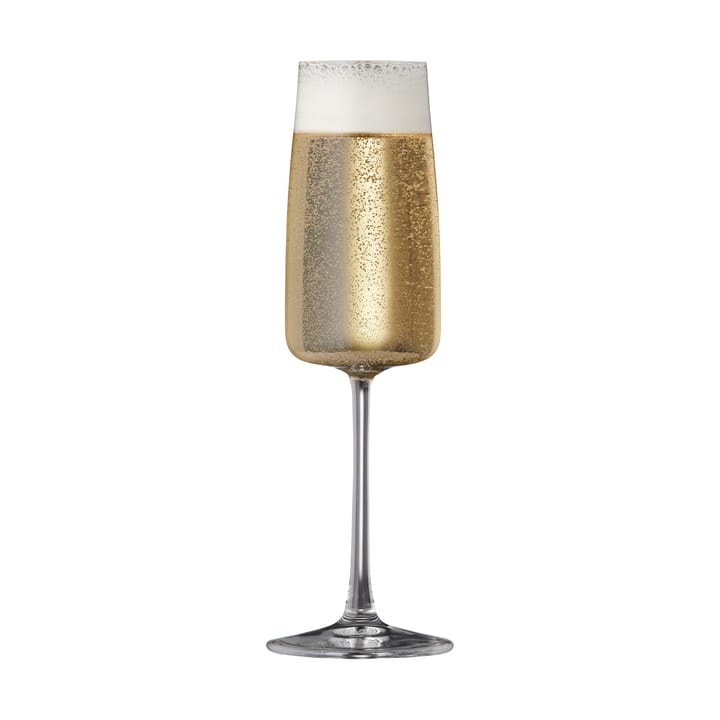 Zero champagneglas 30 cl 4-pak, Krystal Lyngby Glas