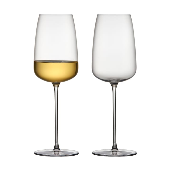 Zero hvidvinsglas 48 cl 2-pak, Clear Lyngby Glas