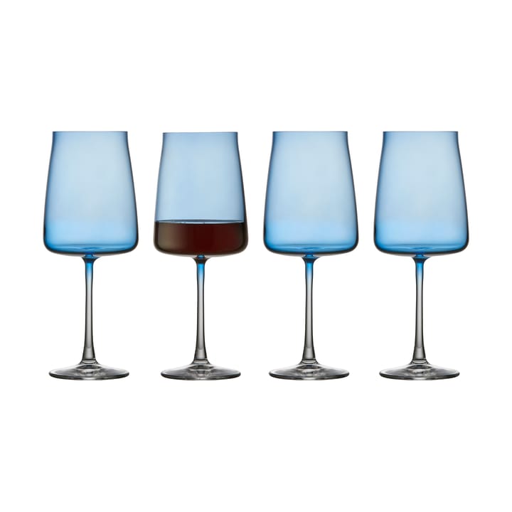 Zero rødvinsglas 54 cl 4-pak, Blue Lyngby Glas