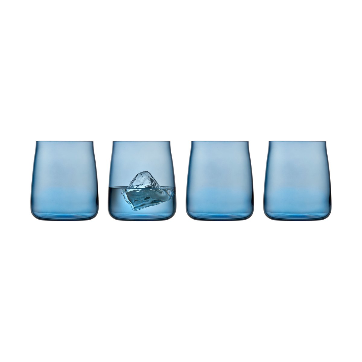 Lyngby Glas Zero vandglas 42 cl 6-pak Blue