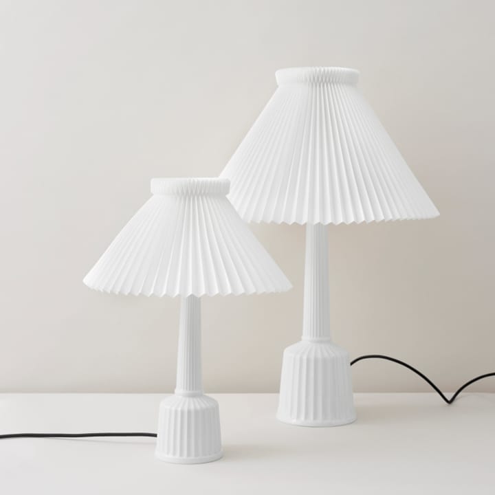 Esben Klint bordlampe, hvid, H44 cm Lyngby Porcelæn