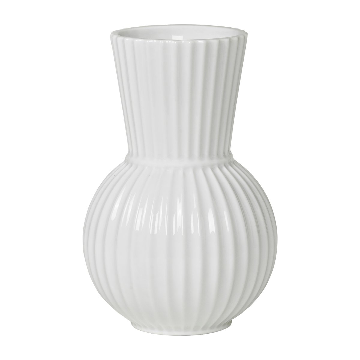 Lyngby Porcelæn Lyngby Tura vase hvid 18 cm