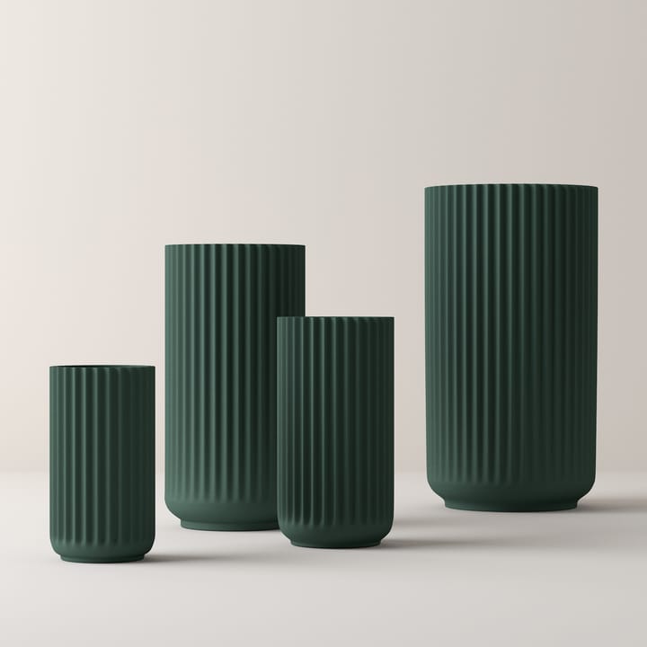 Lyngby vase Copenhagen green matt, 20 cm Lyngby Porcelæn