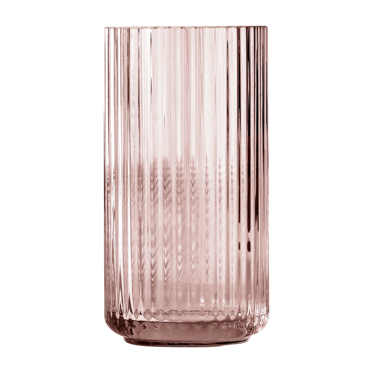 Lyngby Porcelæn Lyngby vase glas burgundy 20 cm