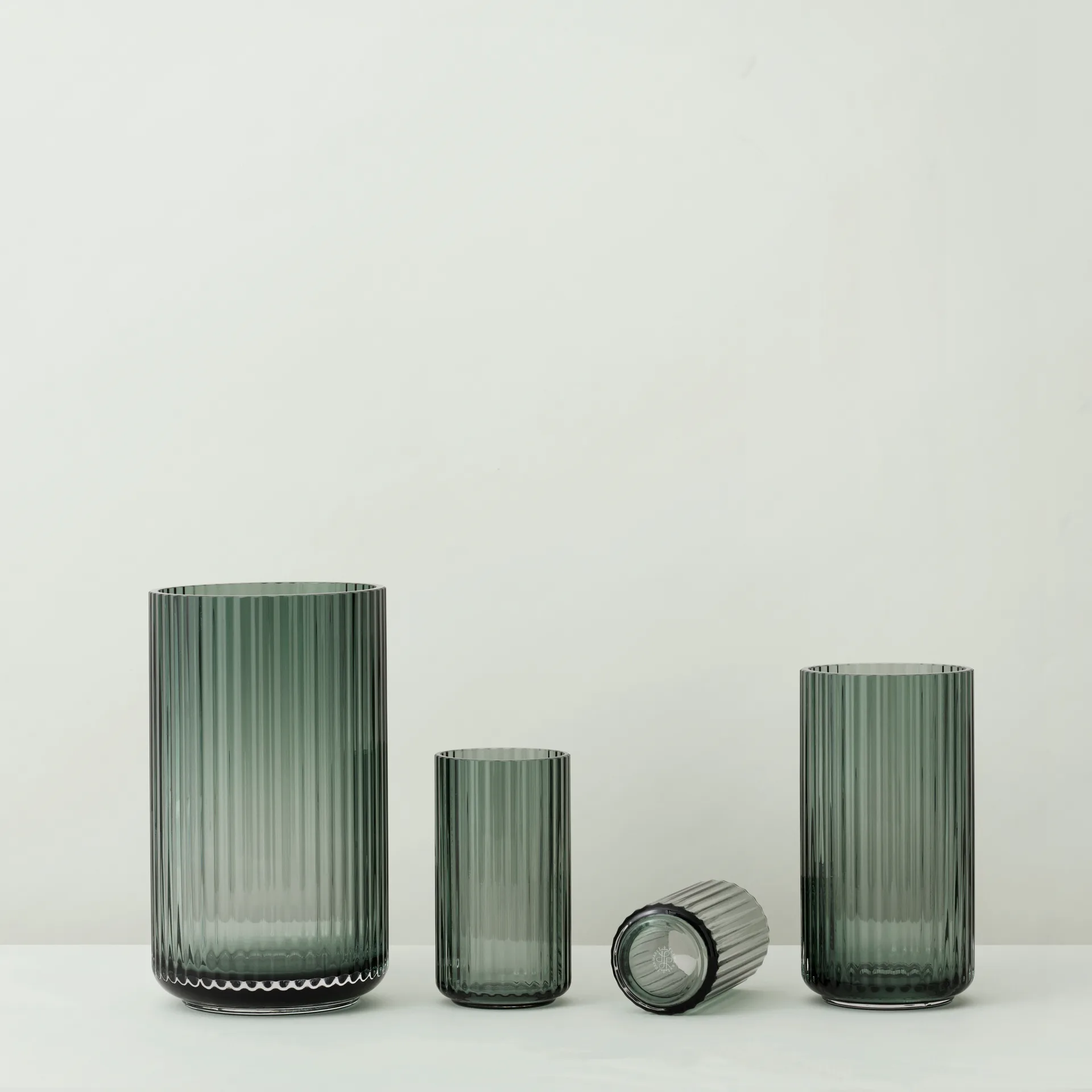 Lyngby vase glas grøn, 20 cm Lyngby Porcelæn