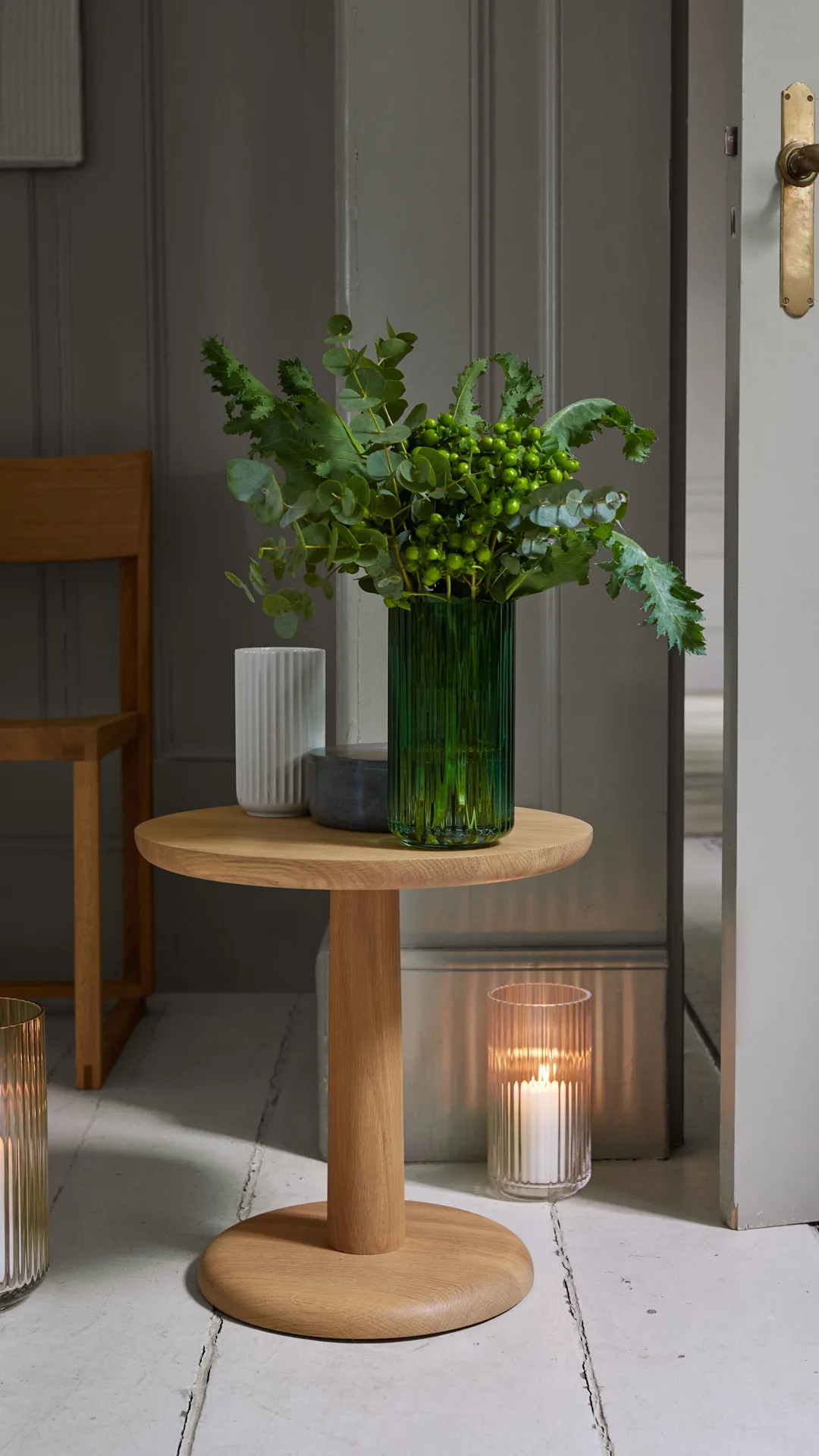 Lyngby vase glas klar, 25 cm Lyngby Porcelæn