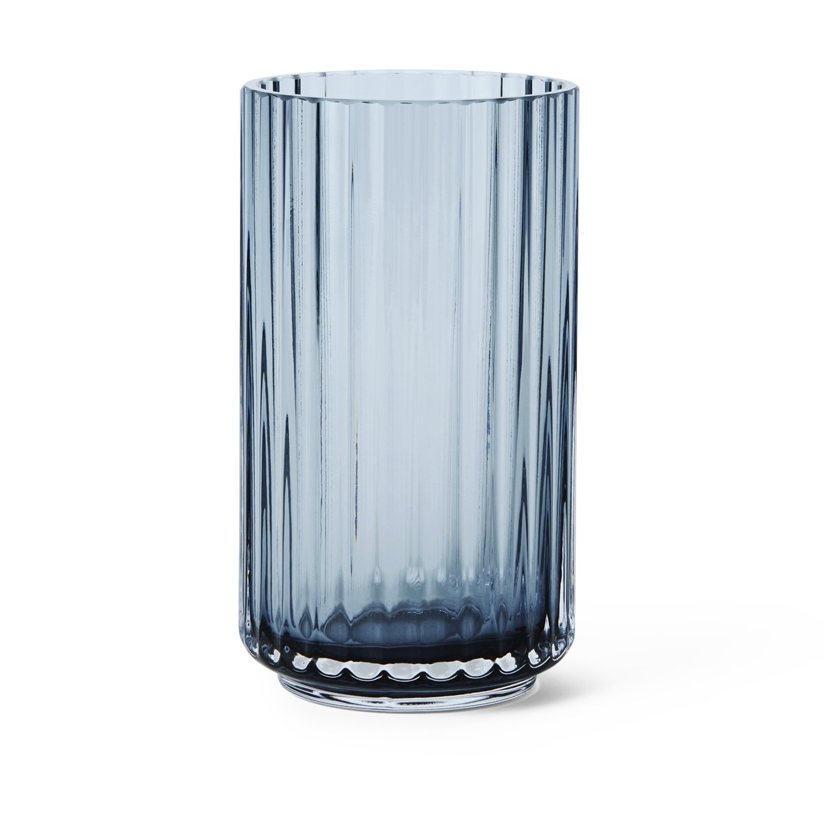 Lyngby Porcelæn Lyngby vase glas midnatsblå 12,5 cm