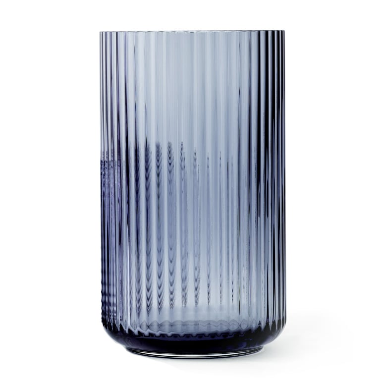 Lyngby Porcelæn Lyngby vase glas midnatsblå 31 cm