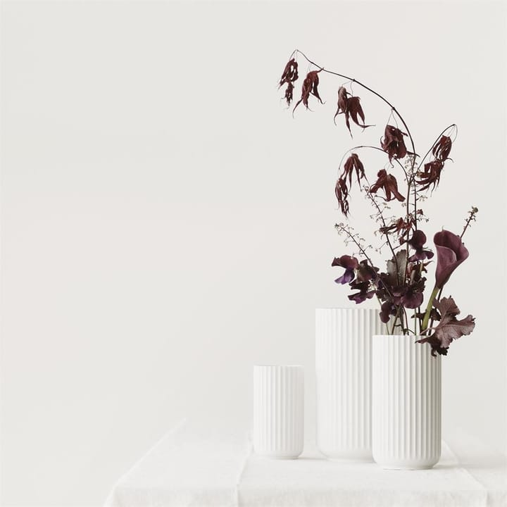 Lyngby vase hvid, 20 cm Lyngby Porcelæn