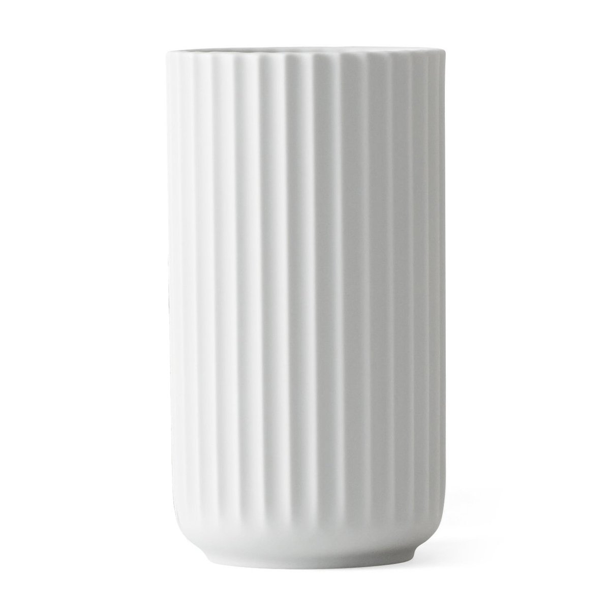 Lyngby Porcelæn Lyngby vase hvid mat 15 cm