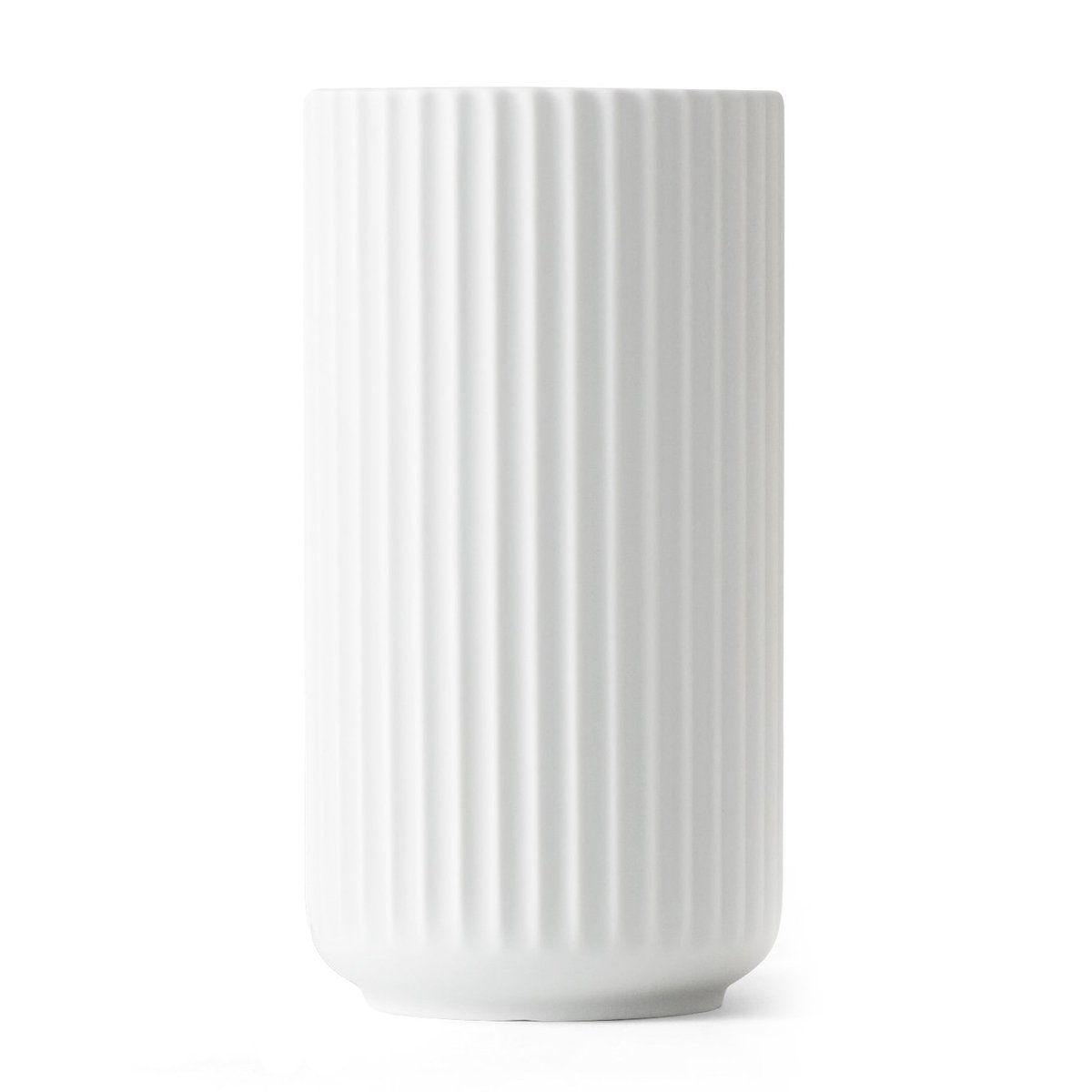 Lyngby Porcelæn Lyngby vase hvid mat 20 cm