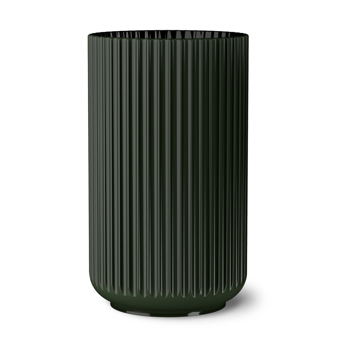 Lyngby Porcelæn Lyngby vase Mørkegrøn 31 cm