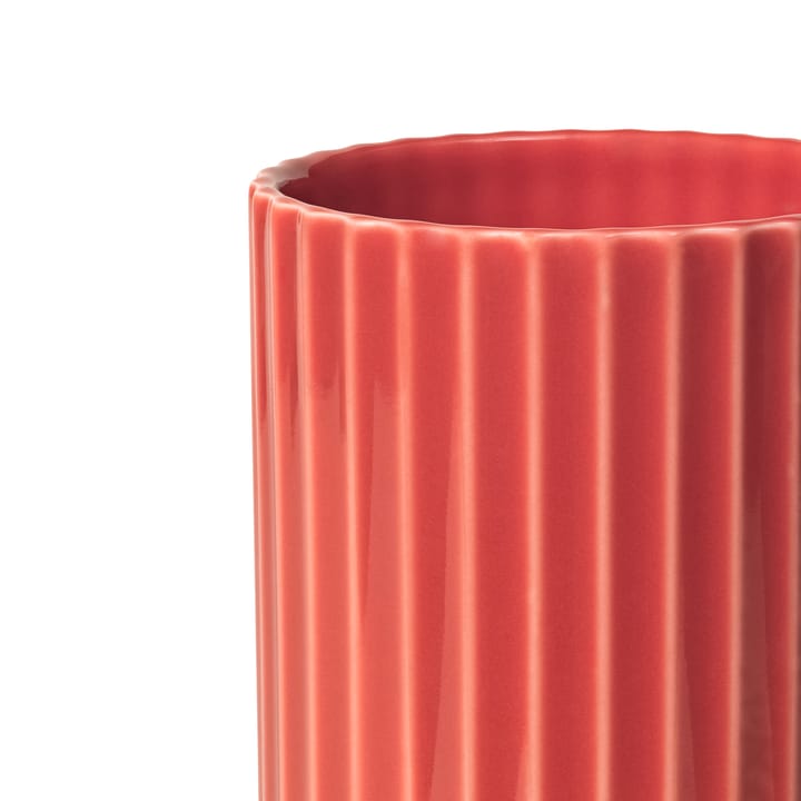 Lyngby vase, Rød, 15,5 cm Lyngby Porcelæn
