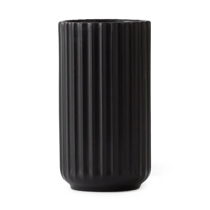 Lyngby vase sort mat, 12 cm Lyngby Porcelæn