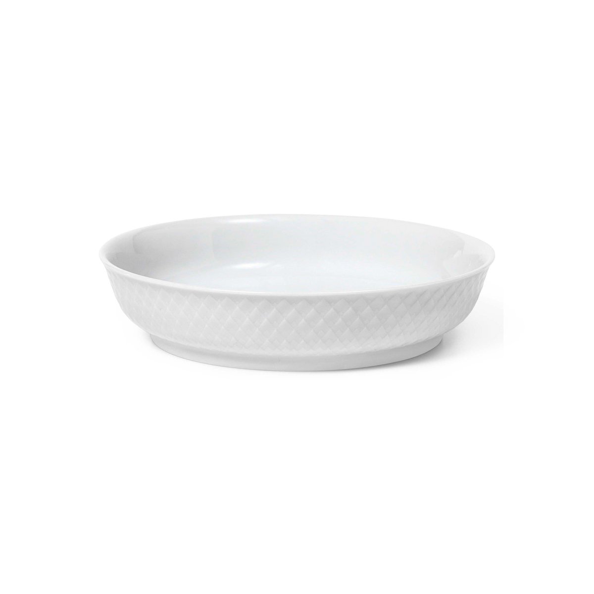 Lyngby Porcelæn Rhombe desserttallerken Ø16 cm Hvid