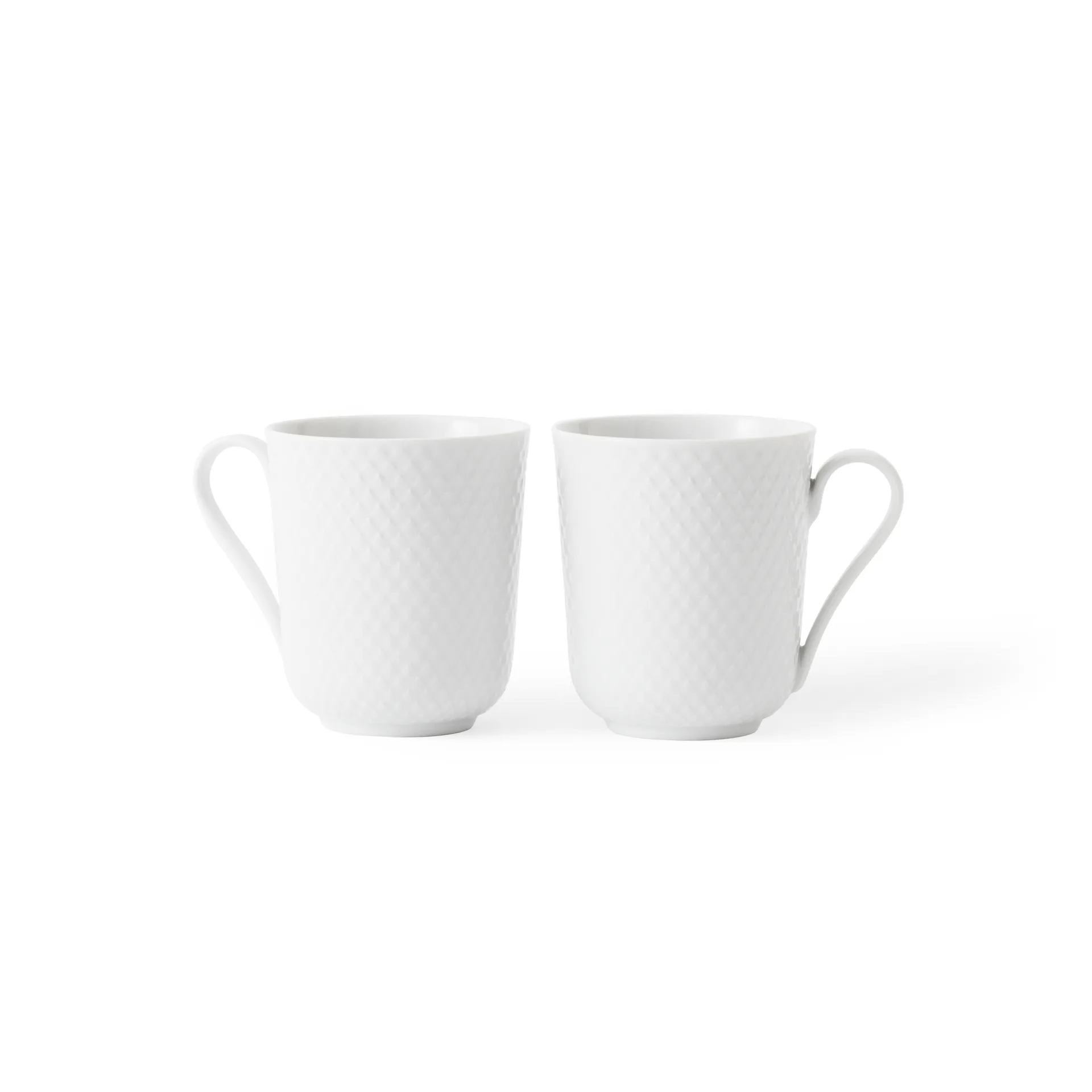 Rhombe krus 33 cl 2-pak, Hvid Lyngby Porcelæn