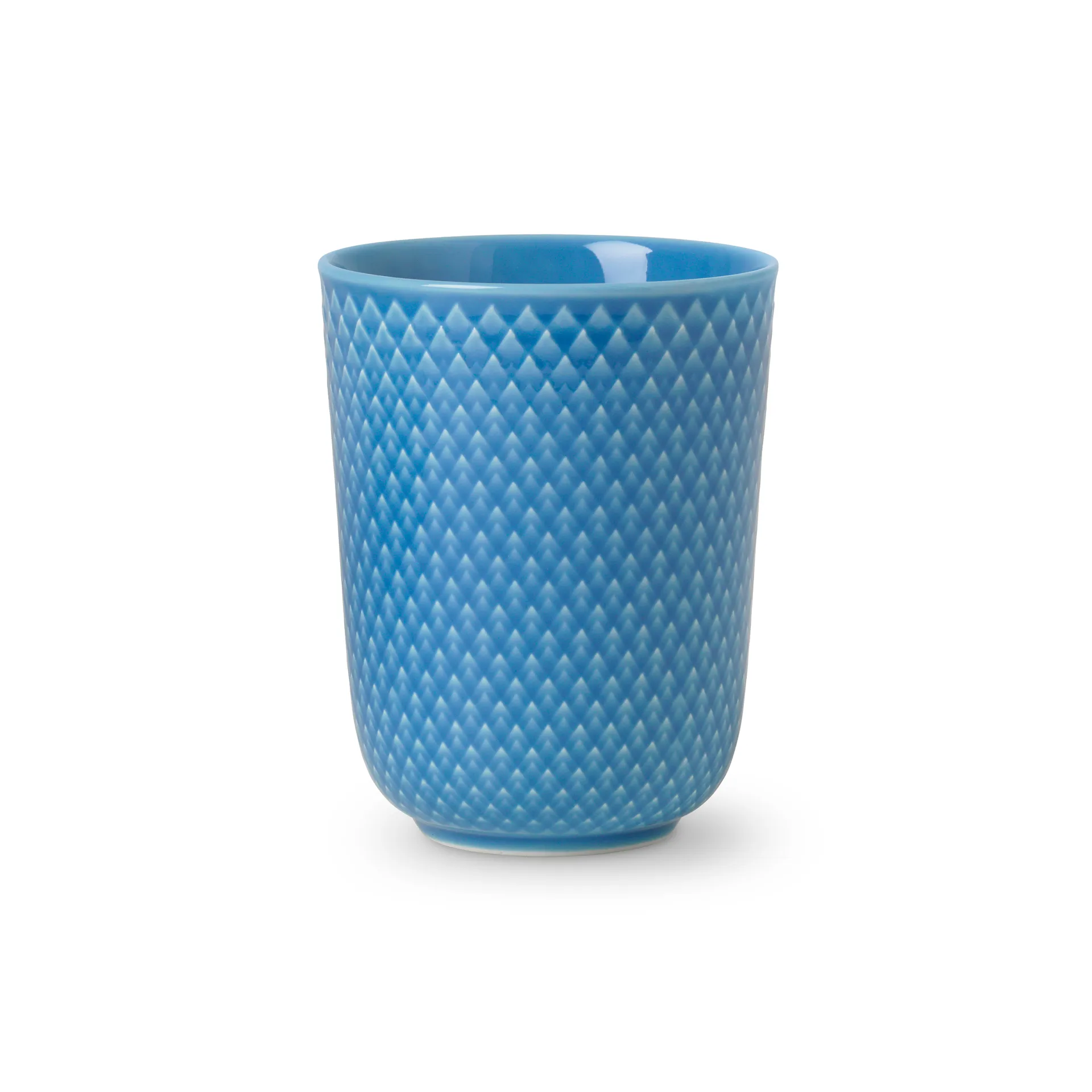 Rhombe krus uden hank 33 cl, Blå Lyngby Porcelæn
