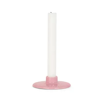 Rhombe lysestage 3 cm - Lyserød - Lyngby Porcelæn