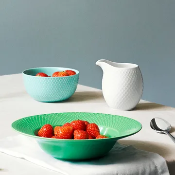 Rhombe mælkekande 39 cl - Hvid - Lyngby Porcelæn