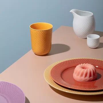 Rhombe mælkekande 39 cl - Hvid - Lyngby Porcelæn